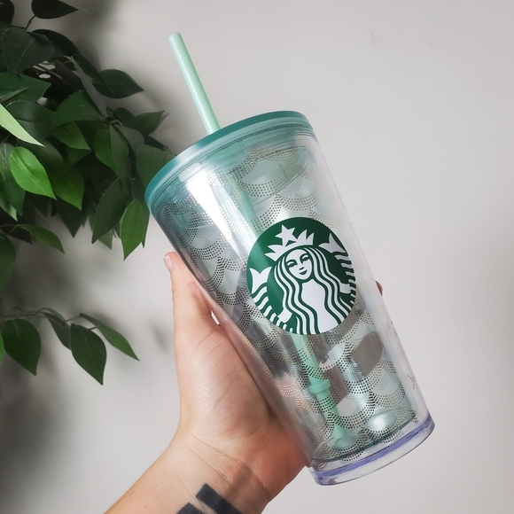 Starbucks Other - Starbucks Teal Gold Mermaid Siren Beach Wave Tumbler Grande 16oz